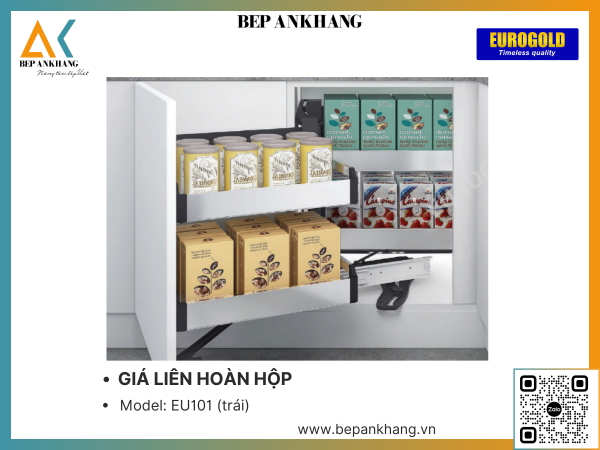 GIÁ LIÊN HOÀN HỘP EUROGOLD EU101 (trái) - INOX